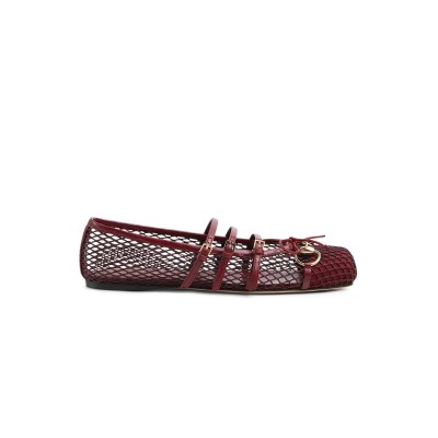 GUCCI WOMEN'S GUCCI HORSEBIT BALLET FLAT 835077 FAEQZ 6207